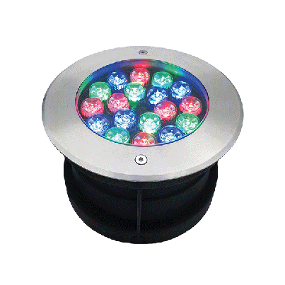 LED underwater pool light for recessed mounting with remote control 18 power