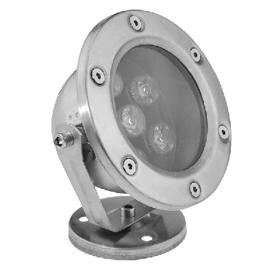 LED underwater pool light for surface mounting with remote control 6 power