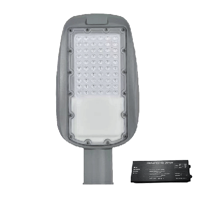 PRAGUE SMD LED street light 30W 5500K IP65+emergency kit