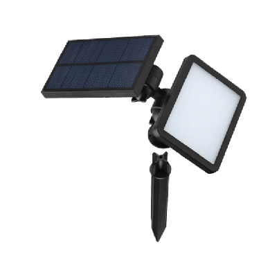 LED solar pathway floodlight SOL134 IP65 black