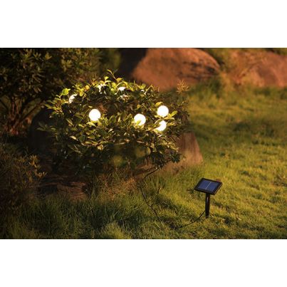 LED solar LED string light 23439 8x0.6W IP68 3m