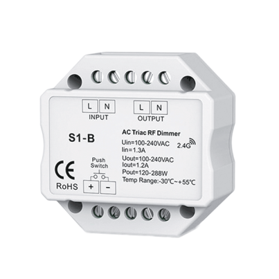 Smart Wi-Fi 1-channel triac dimmer for console box