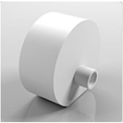 END CAP WITH HOLE FOR LED TUBE EL-1333