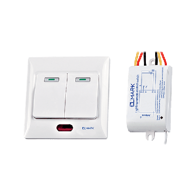 RF remote two ways output power white