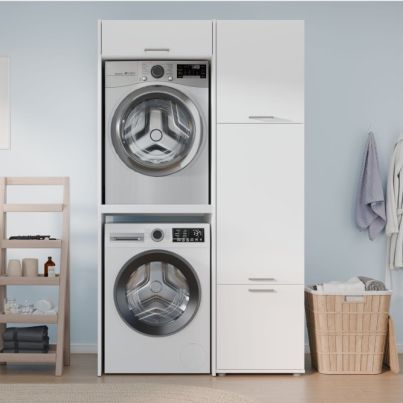 Washer cabinet TWENTY TWO, 50/143.3 cm, White