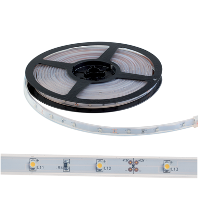 LED Strip SMD3528 12V 2.4W/m 6200-6500K IP65