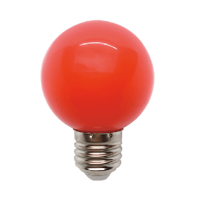 LED Lamp GLOBE G60 3W Red