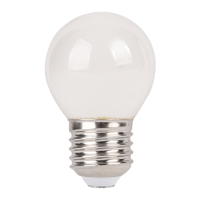 LED Filament G45 6W 3000K Milky White