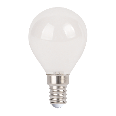 LED Filament G45 4.5W 4000K Milky White E14