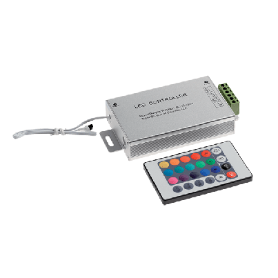 controller for RGB LED Strip With Infrared- 24 Buttons 12V 12A