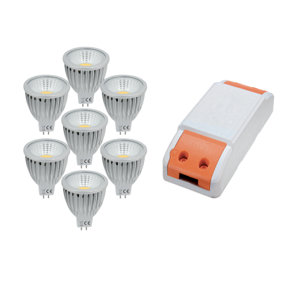 LED Driver 36W+ 7X LED3 5W 4000K MR16