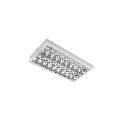 Fluorescent Fixture GALA Electronic Ballast G13 2X18W Recessed