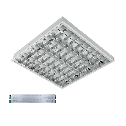 LENA-V with LED (600mm) 4X9W 6400K recessed mounting 595X595mm with block