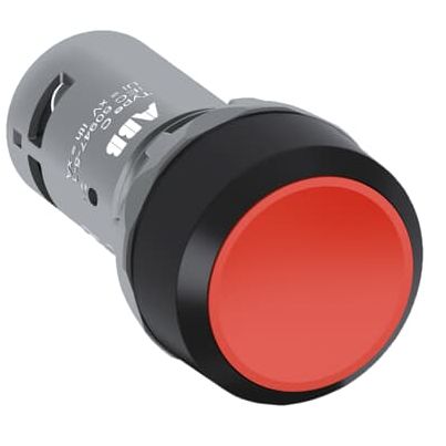 Button ABB CP2-10R-10, 230V, 1NO, RED