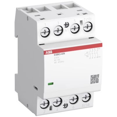 Modular Contactor ABB ESB63-20N-06, 63A/230V, 2NO