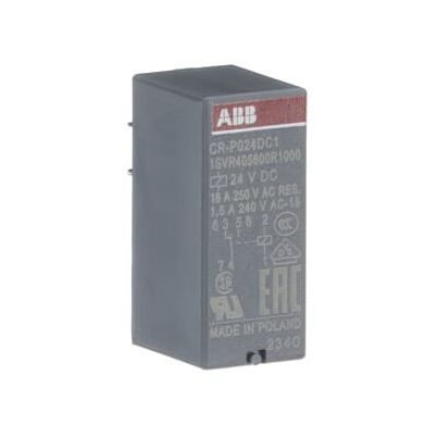 Pluggable interface relay ABB CR-P024DC1, 16A/24VDC ,1NO