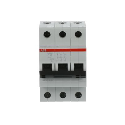 ABB Miniature circuit breaker SH203-C16 16A 3P 6kA curve C