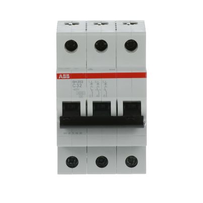 ABB Miniature circuit breaker SH203-C32 32A 3P 6kA curve C