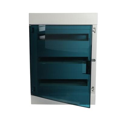 Plastic distribution box flush transparent door ABB MISTRAL41F, 64SM 
