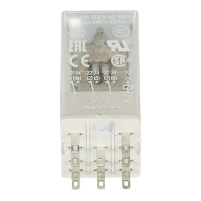 Pluggable interface relay ABB CR-M230AC3, 10A/230VAC, 3NO