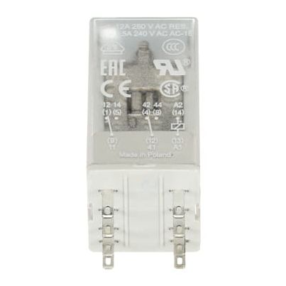 Pluggable interface relay ABB CR-M024AC2, 12A/24VАC, 2NO