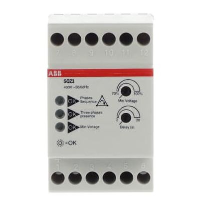 Phase Relay ABB SQZ3, 400V, 1NCO