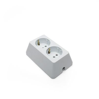 Multisocket double M white