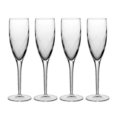 Champagne glasses CANALETTO 195ml 4pcs. clear