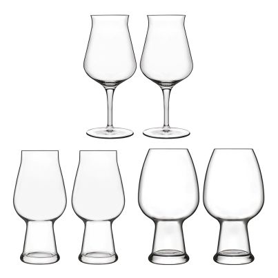 Beer glasses 6pcs/set BIRRATEQUE ml clear