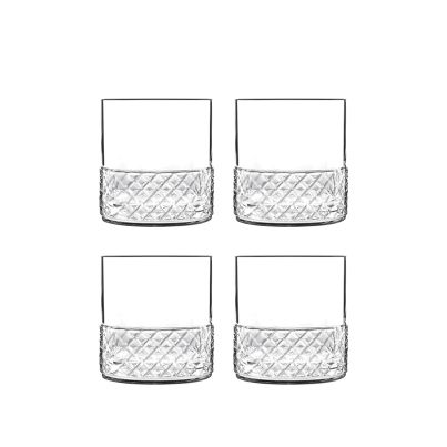 Glasses D.O.F ROMA 1960 380ml 4pcs. clear