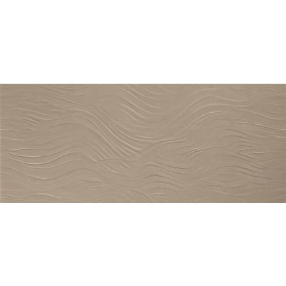 AC Porcelain tile Natural 3D Wave Ecru 50x120x8.5