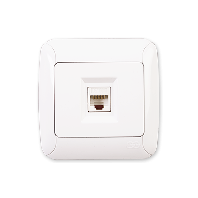 FANTASY COMPUTER SOCKET (RJ45) WHITE /401130/