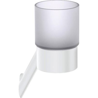 SILIA Wall-Mounted Tumbler, White