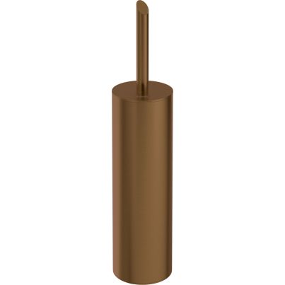 SILIA Freestanding Toilet Brush with Holder, Matte Bronze