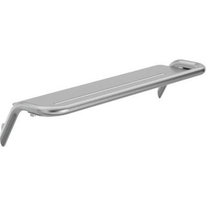 SILIA Wall Shelf, Matte Stainless Steel