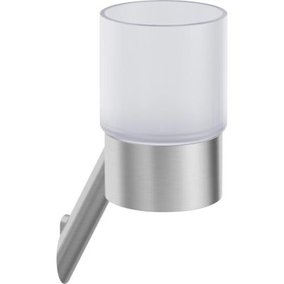 SILIA Wall-Mounted Tumbler, Matte Stainless Steel