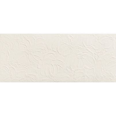 AC Porcelain tile 3D Wall Bloom White 50x120x8.5