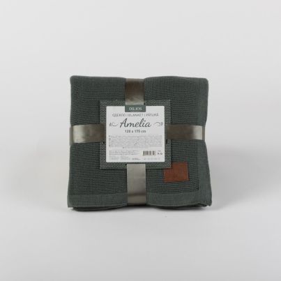 Blanket DILIOS Amelia 100 Acrylic, 120x75 cm, Green