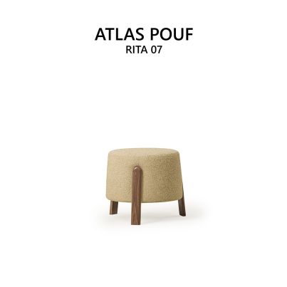 Pouffe ATLAS light brown/RITA 07
