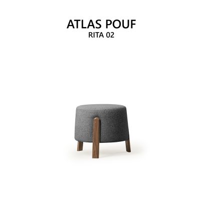 Pouffe ATLAS grey/RITA 02