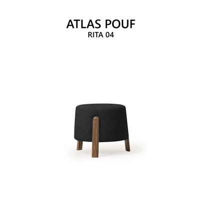 Pouffe ATLAS black/RITA 04
