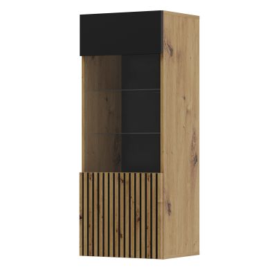 AURIS 1D Cabinet artisan oak / black matte