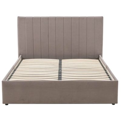 Bed LAGUN with storage, 160X200, Taupe