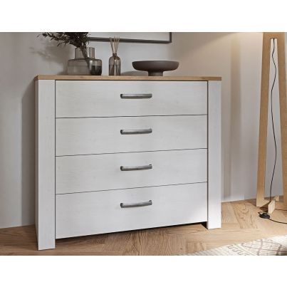 Dresser FOUR 100 cm, riviera oak/sibiu larch light