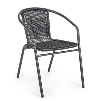 Garden chair RIPLEY 53x58x73 cm. black