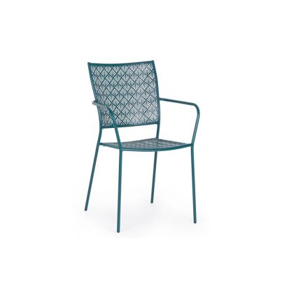 Garden chair LIZETTE 54x55x89 cm. ocean blue