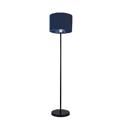 FRANCO Floor lamp 1xE27 black/blue