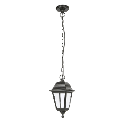 KEVIN lantern hanging 1xE27 black IP44