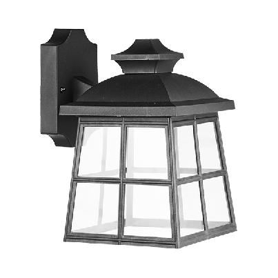 CARL lantern down 1xE27 black IP44