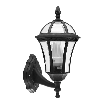 STEVEN lantern upward 1xE27 black IP44